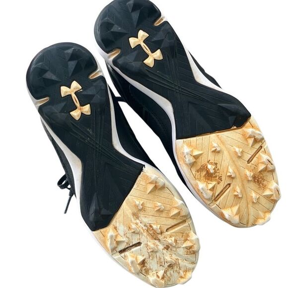 Under Armour Women’s Softball Cleats Size 7.5 or 8 Black | Sisterhood Series - Picture 8 of 14
